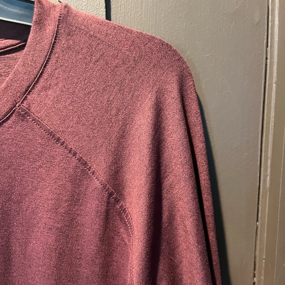 01.Algo Burgundy Performance Long Sleeve Shirt XXL NEW $30 - Picture 6 of 7